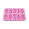 Формы для свечей, многоразовые силиконовые буквы и цифры, легко снимаемые антипригарные формы для мытья в посудомоечной машине, шляпа-котелок, формы для бантов