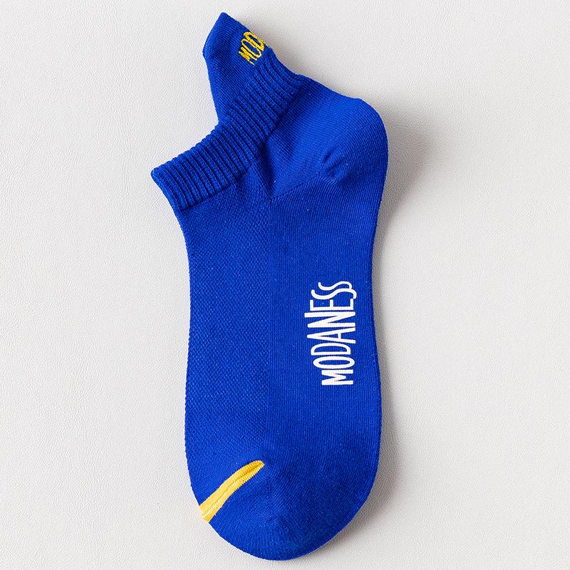 Легкие дышащие спортивные носки для мужчин Zhuji - летние, с низким вырезом, с сеткой и защитой пятки