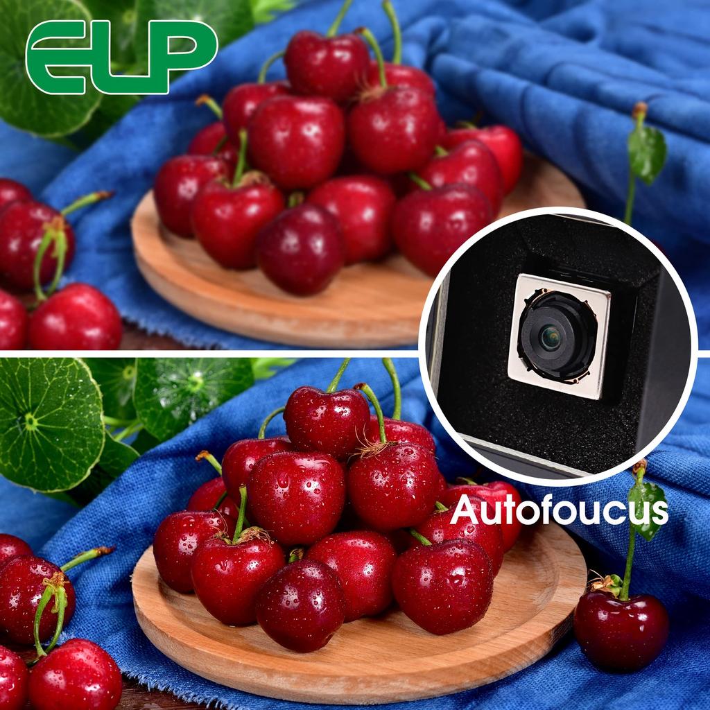 ELP 16MP Night Vision Webcam with Wide Compact 4K USB Camera for White LED UVC USB Mini Video Camera Laptop PC USB Camera for and Industrial Use