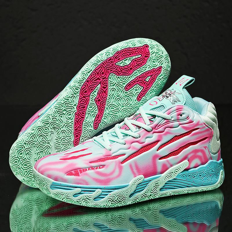 Three Ball Three Generation Lamelo Ball MB.01 Basketball Shoes Men's Actual Combat Cushioned Low-top Sneakers Cushioned Rebound