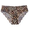 Бесшовные трусики-слипы с леопардовым принтом из ледяного шелка с низкой посадкой - Дышащее и удобное женское нижнее белье