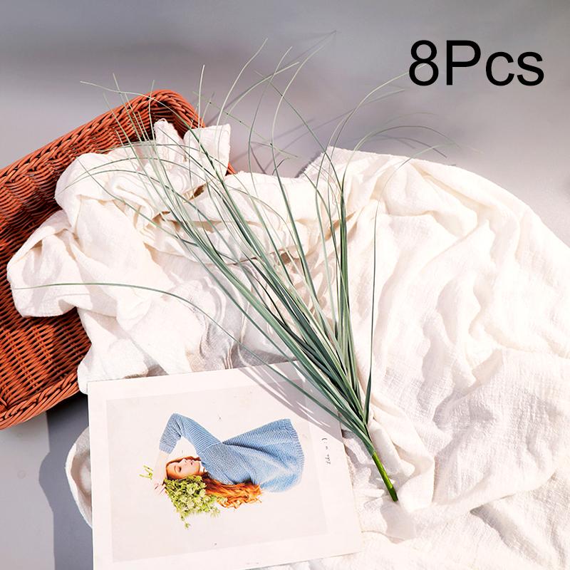 8шт реалистичные устойчивые к ультрафиолетовому излучению 50см искусственные тростниковые травы искусственные кустарники искусственная зелень