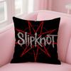 Наволочка для подушки группы Slipknot Квадратная Двусторонняя печать Короткий плюш Чехол для диванной подушки Спальня Прикроватная подушка