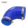 Blue Silicone Tubing Hose 90 Degrees big to small Connector Universal Car Intercooler Turbo Intake Pipe Coupler Multi Size