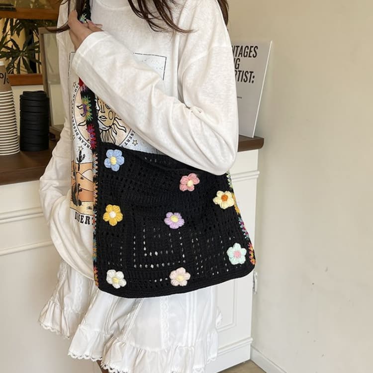 Богемская плетеная сумка одно плечо диагональный рюкзак