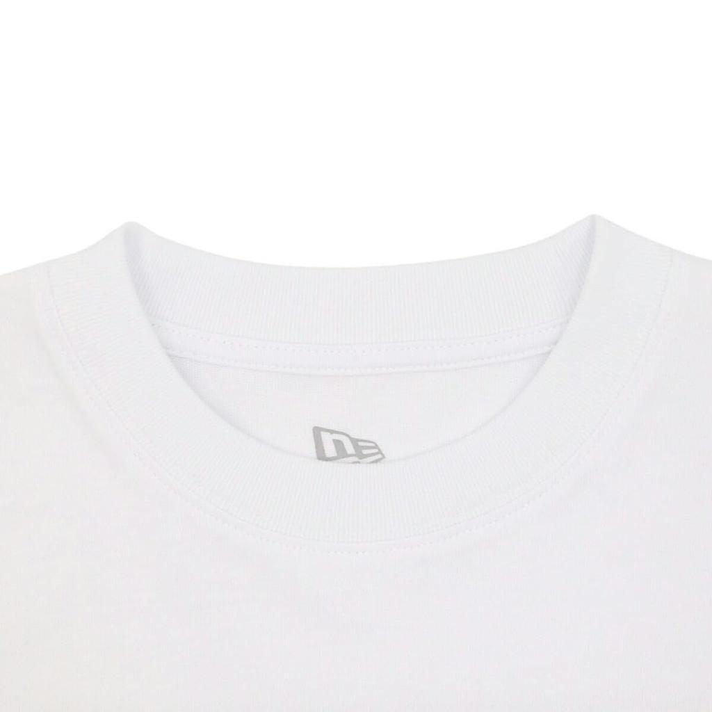 NEW ERA Cotton Tee 15129375 NER37A1698 White Long Sleeve Bandana Logo Unisex Street S L/S T-Shirt
