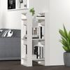 VidaXL Bookcase-Room Divider White 41x35x91 Cm Solid Pine 813860