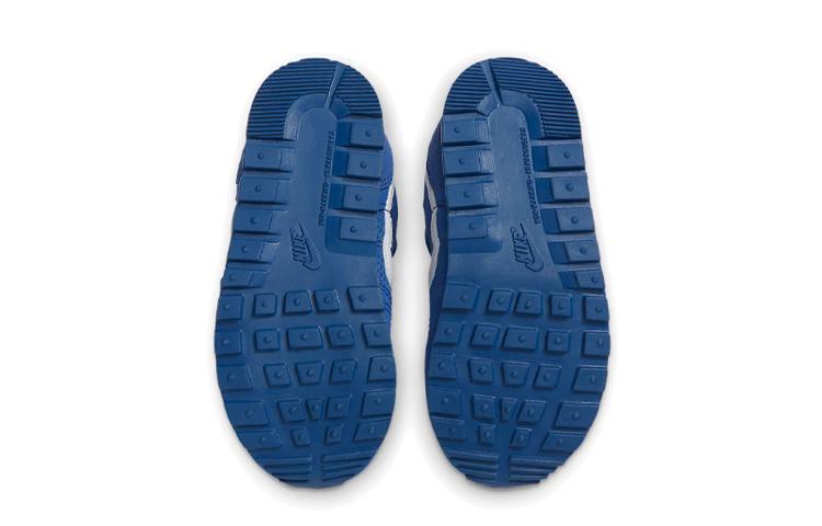 Nike MD Runner Тканевые Нескользящие Износостойкие Низкие Кроссовки для Бега Сине-Белые Для Младенцев и Малышей 652966-424