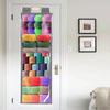 Over The Door Organizer Hanging Storage Rack Clear Window Reusable Large Capacity Pockets for