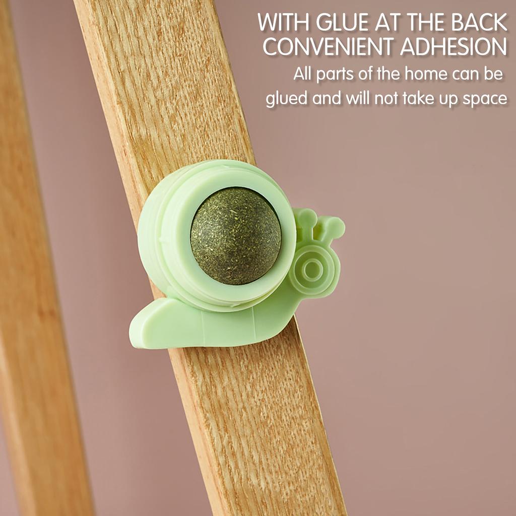 Настенные шарики из кошачьей мяты, игрушки для кошек, кошачья мята, настенный ролик для кошек, чистка зубов, естественно вращающийся для использования в помещении