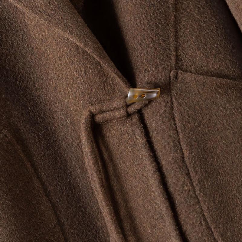 SIBASHE Women's 2025 Winter Loose Fit Double-Faced Wool Coat