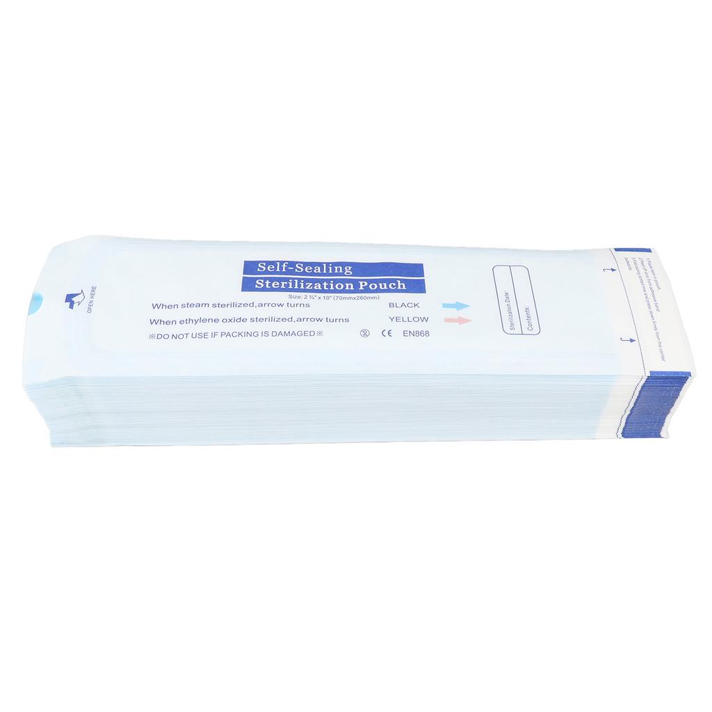 200pcs Self ing Bag Disposable Self ing Pouch Waterpoorf Dustproof Bag for Cosmetic Food Laboratory