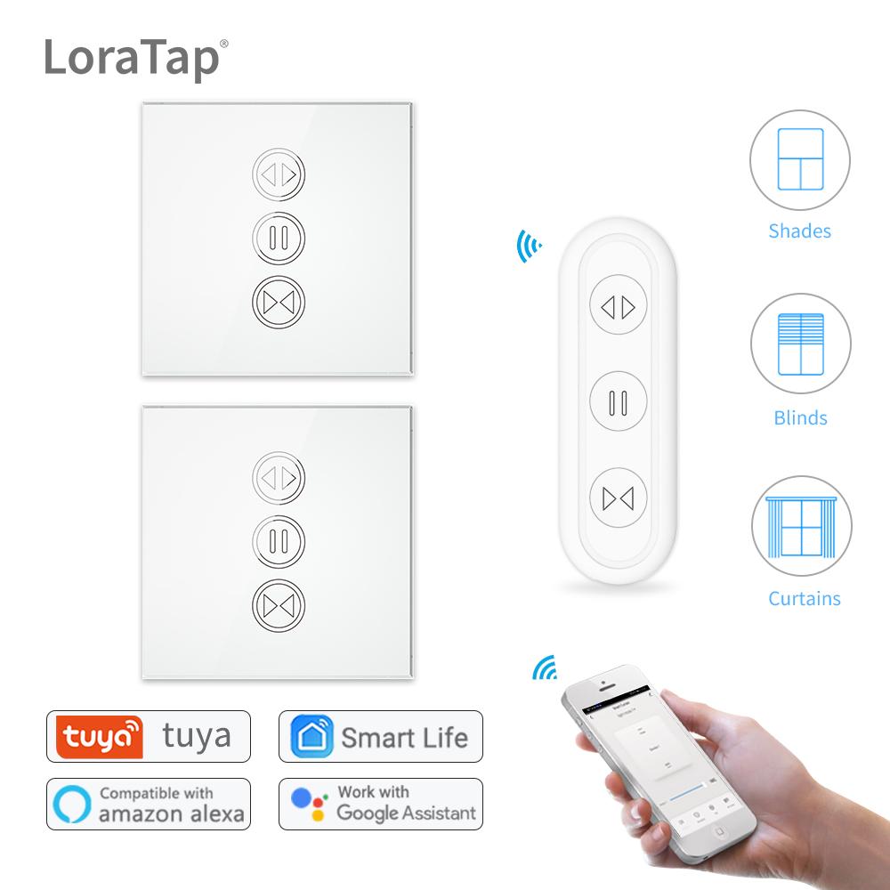 Tuya Smart Life Выключатель штор Пульт дистанционного управления Двигатель жалюзи Рулонная штора RF+WiFi Приложение Таймер Google Home Aelxa Echo Alice Голосовое управление