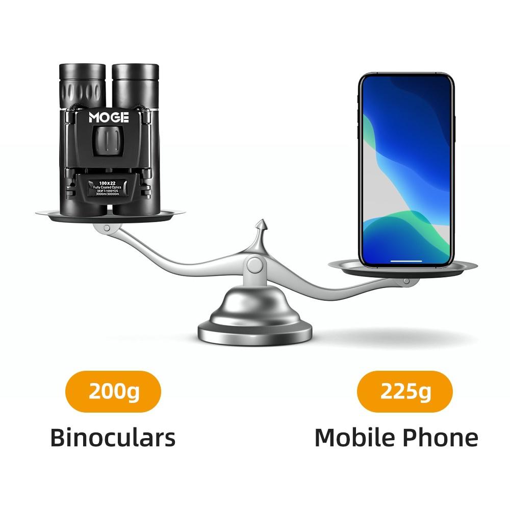 Профессиональный бинокль 100x22 HD телескоп 30000M телефонный бинокль с высоким увеличением телескоп BAK4 микро бинокль ночного видения