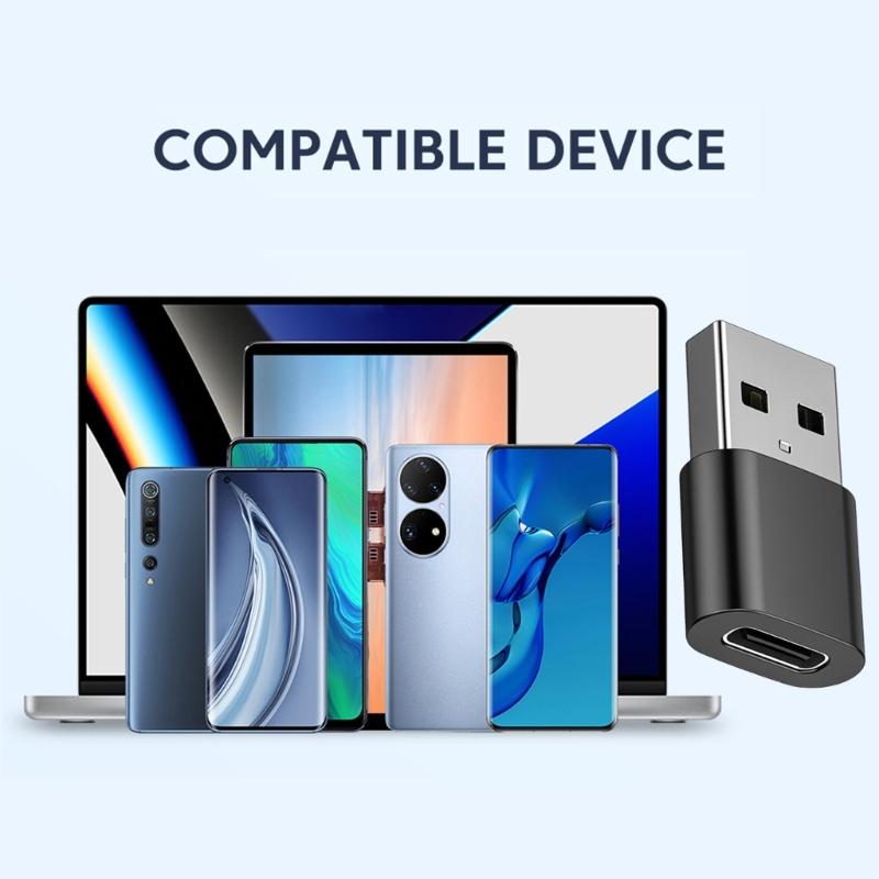 USB C на USB A Конвертер Быстрая Скорость usb3.0 Синхронизация Данных Прочность Для Зарядки Ноутбуков Мобильных Устройств