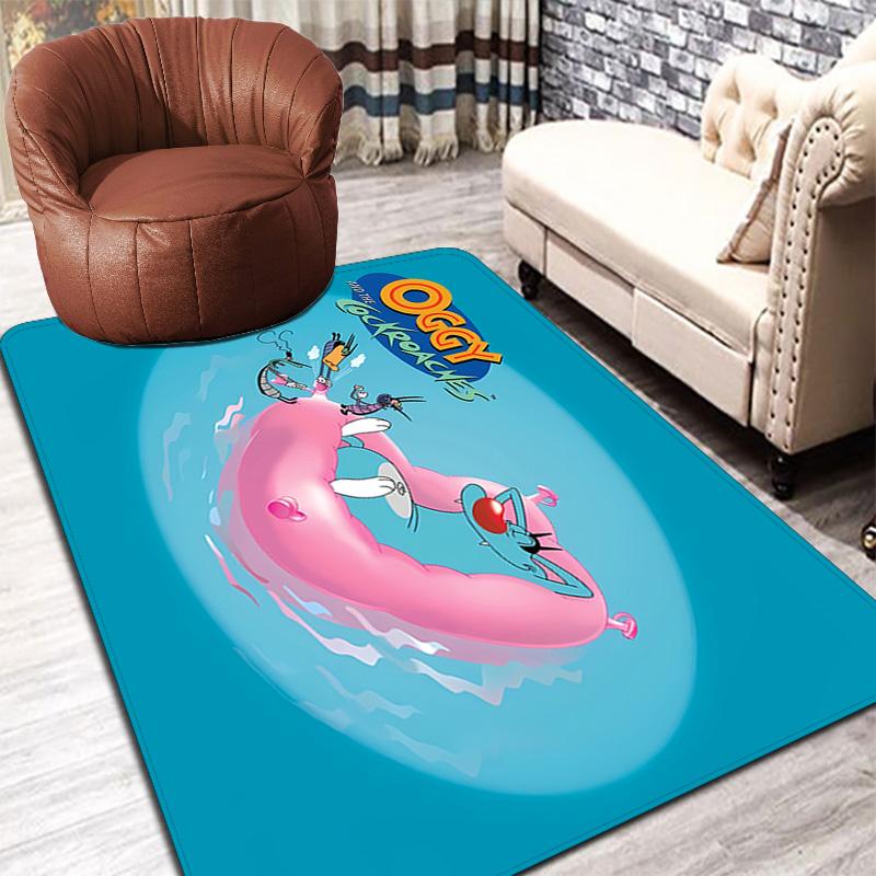 Oggy Rug Floor Mat for Living Room or Bedroom Soft and Comfortable Carpet a Gift for Birthday and Holiday.NFF0928124
