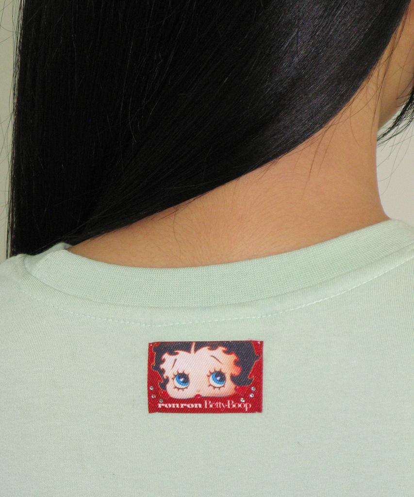 RONRON Футболка оверсайз Betty Boop Dreamy Ribbon Мятный
