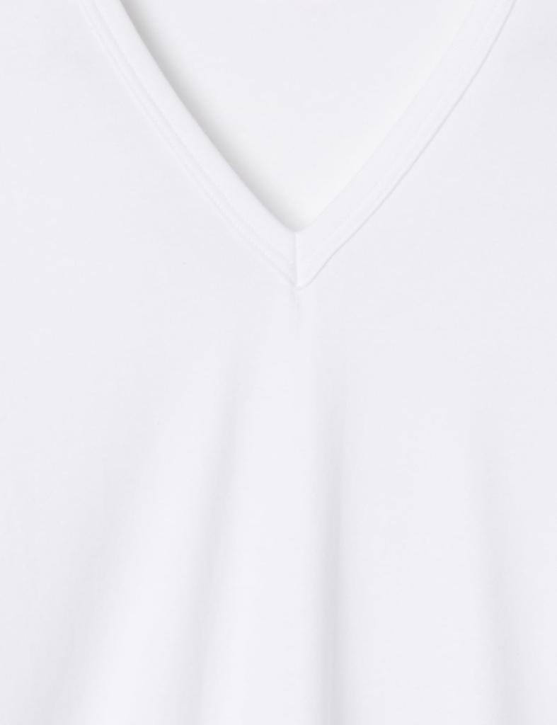 [B.V.D.] Футболка с V-образным вырезом и длинными рукавами