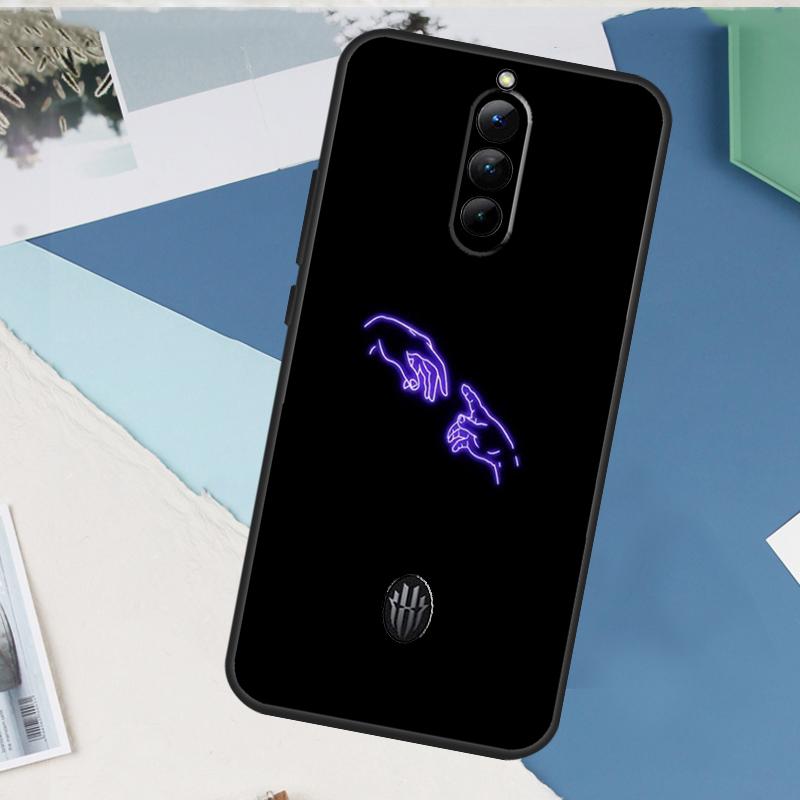Фиолетовый Неоновый Светящийся Чехол Для Телефона Nubia Red Magic 10 Pro Plus 6 7 8 9 Pro 6S 7S 5G 6R RedMagic 8S 9S Pro Plus