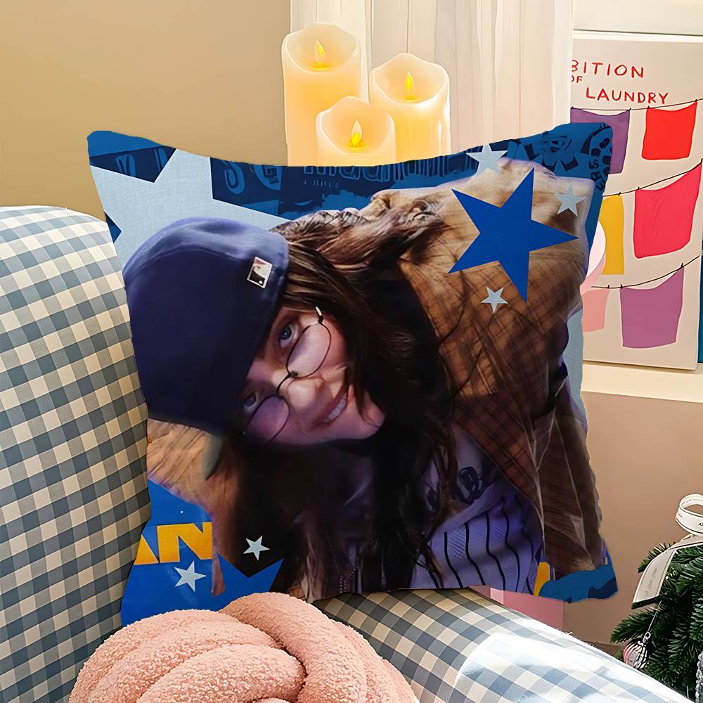 Pop Singer B-Billie Pillow Cover For Bedroom Room And Living Room Sofa Decorative Cushion Cover