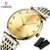 Fashion Chenxi Brand Couple Top Brand Luxury Golden Full Stainless Steel Waterproof Classic Design Quartz Watch Relogio Saat