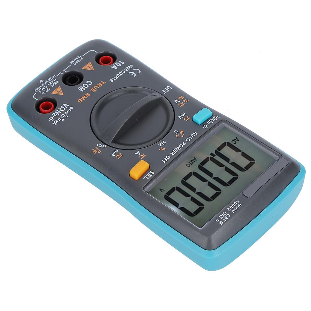 Автоматический диапазон True RMS цифровой мультиметр AC/DC напряжение сопротивление измеритель емкости для электрика