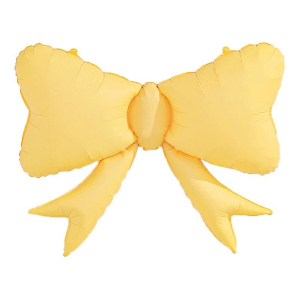 Модный гигантский бант, воздушный шар в форме макаруна, цветной большой воздушный шар в форме бабочки, фольгированный матовый воздушный шар для детей на день рождения