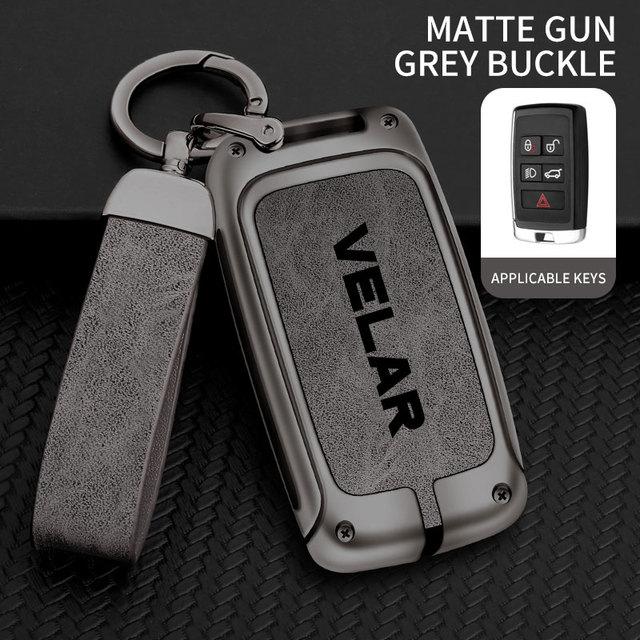 Чехол для дистанционного ключа автомобиля из цинкового сплава, чехол для Land Rover Velar, защита для дистанционного управления Land Rover VELAR, автоаксессуары