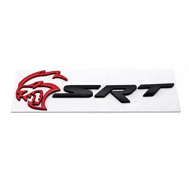 Metal Car Trunk Sticker for Dodge SRT Logo Charger Challenger Jcuv Caliber Durango Auto Rear Side Body Emblem Decoration U1111