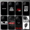 Чехол для телефона Bad Boy для Iphone 11 12 Mini 13 14 Pro Xs Max X 8 7 6s Plus 5 Se Xr Shell