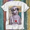Unisex Shirt Cotton Oversize Large Size Banksy I Love Life Boy Graffiti T Top Tee 452