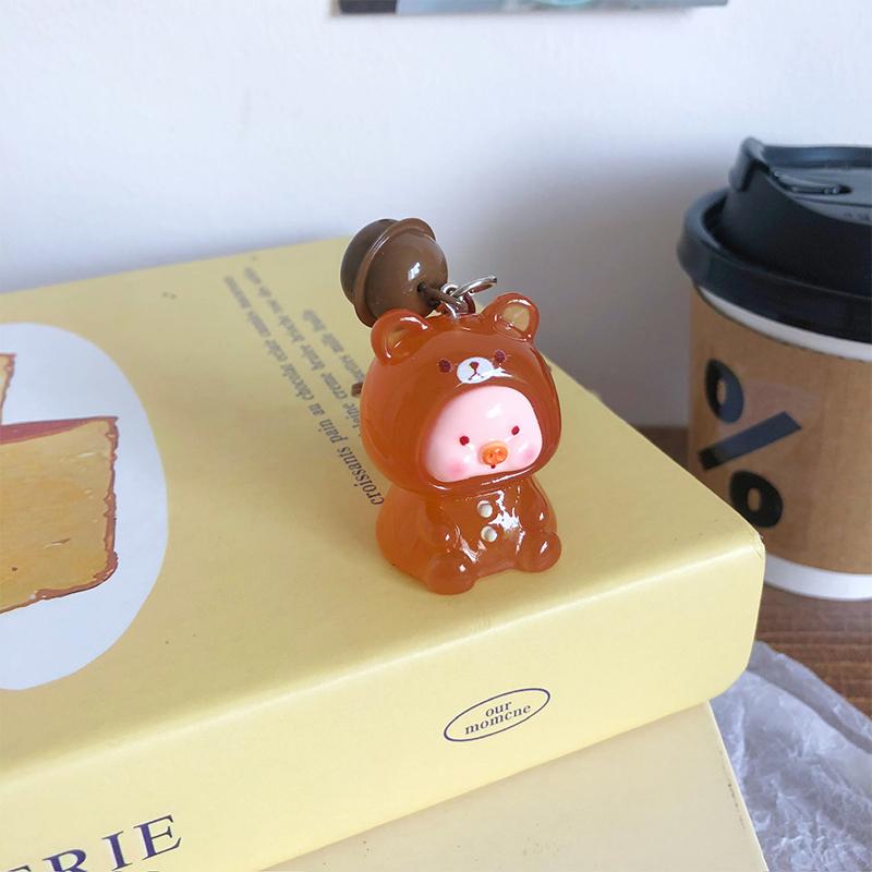 Мультяшные креативные животные-талисманы для женщин и девочек, милый кулон в виде свиньи, брелок для ключей, украшения для рюкзака, аксессуары, подарки