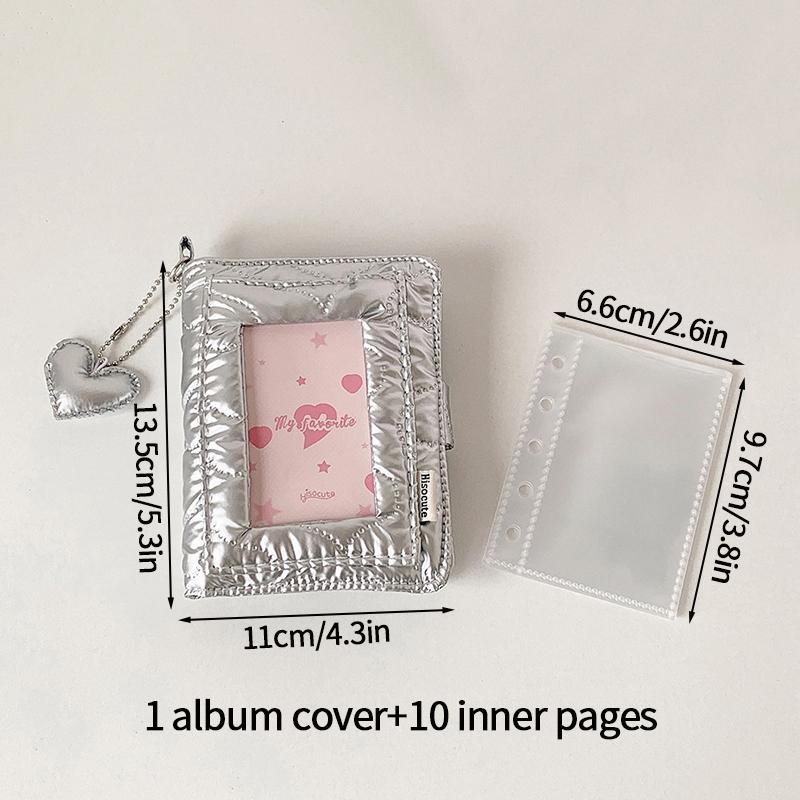 Binder Photocard Holder Kpop Photo Albums for Photocard Binder Cards Collect Book 10pcs Inner Pages Photocard Case