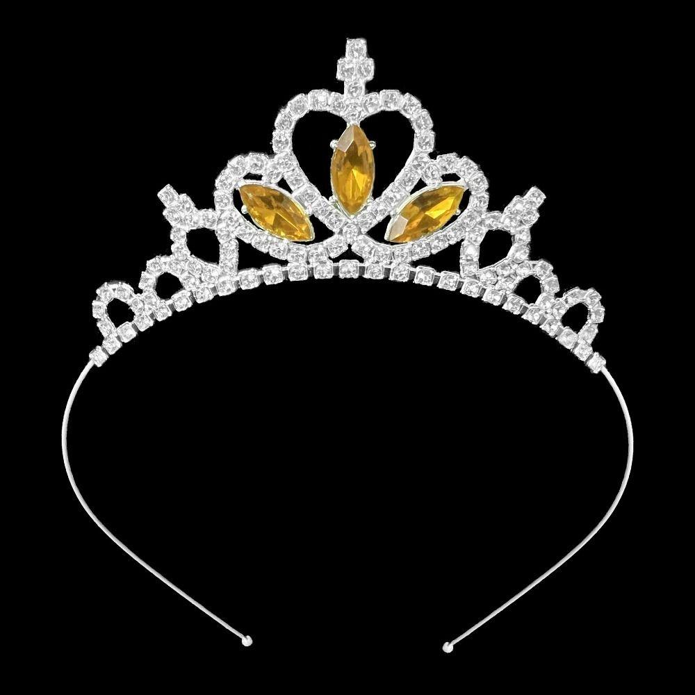 Аксессуары на день рождения Корона принцессы Ободок Украшения для волос Хрустальная корона Новая тиара со стразами