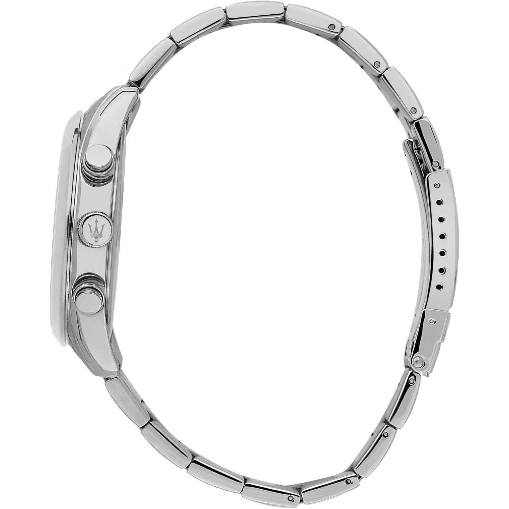 Maserati Attrazione Blue Silver Нержавеющая сталь Мужской Кварцевый Хронограф R8853151005