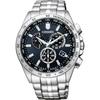 Мужские часы Citizen Eco-Drive с радиоконтролем, серебристые, для бизнеса, водонепроницаемые, CB5870-91L
