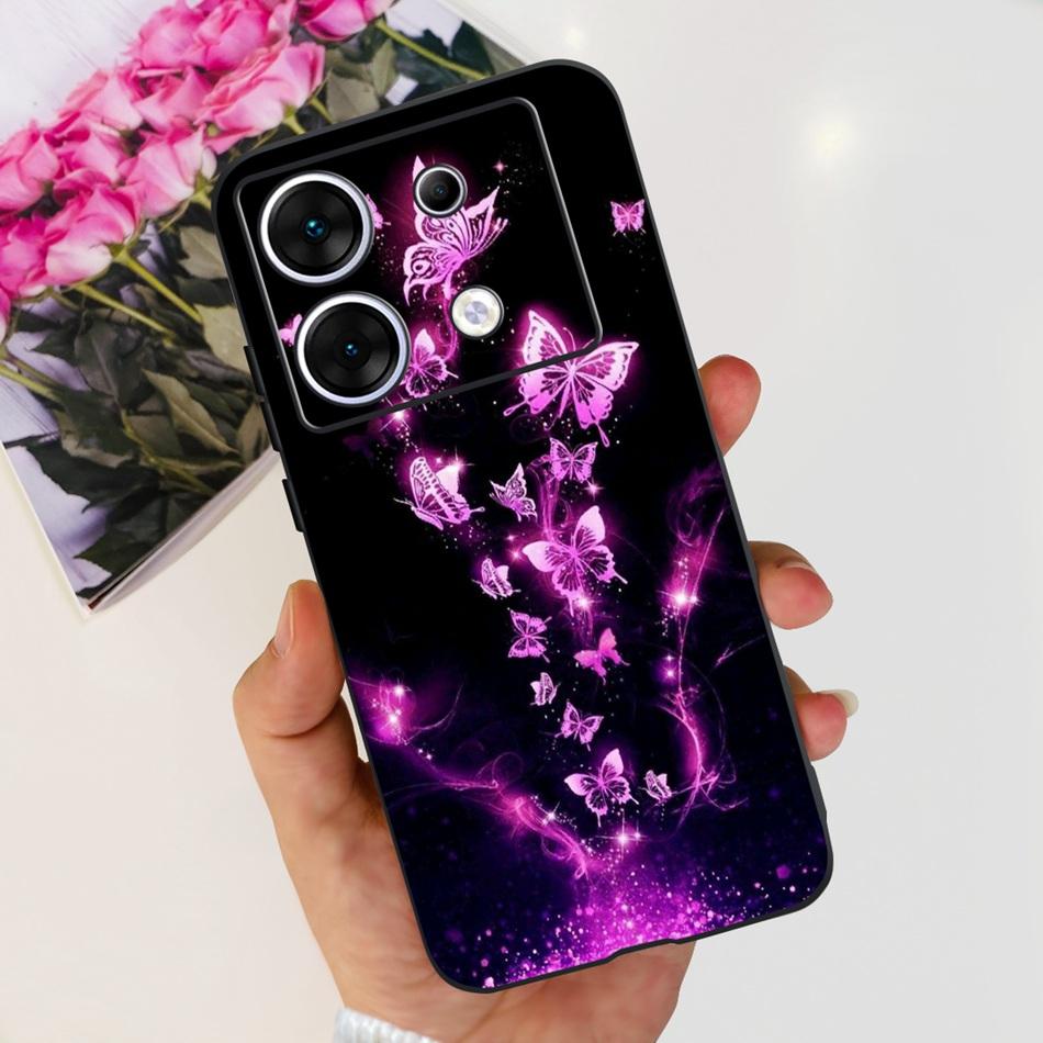 Чехол для Infinix Zero 30 X6731 Zero 30 4G X6731B Элегантный с принтом Мягкий силикон ТПУ Тонкие чехлы Обложка для Infinix Zero30 5G