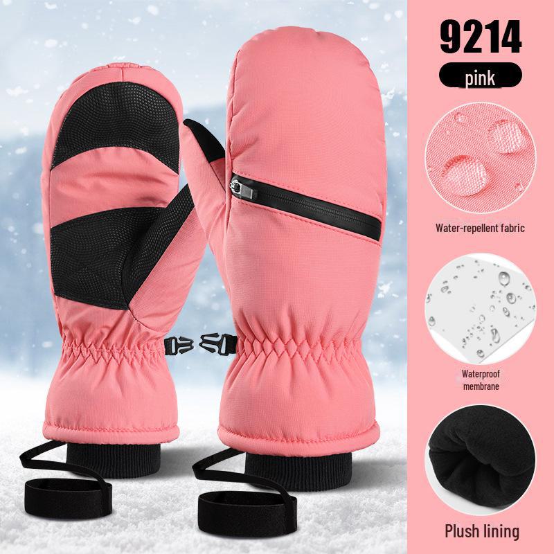 Waterproof Warm Ski Gloves for Men & Women - Winter Outdoor Mountaineering & Cold-Proof Gear