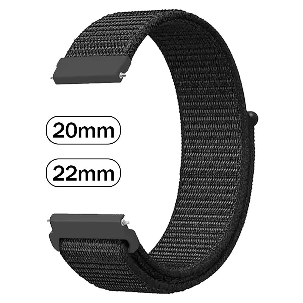 2 шт. 20 мм 22 мм Нейлоновый петлевой ремешок для Huawei Watch 5 46 мм 4pro Buds GT6 PRO GT6 GT5 Спортивный браслет для бегуна Плетеный дышащий ремешок