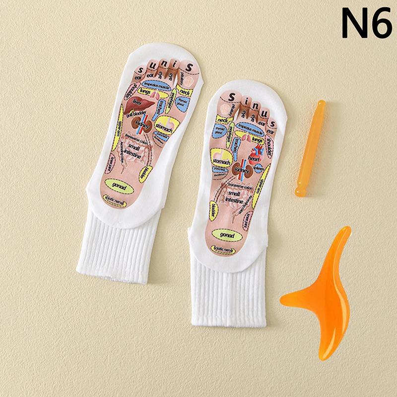 1 комплект носков для массажа ног, акупунктурных точек, массажер для расслабления мышц, снятие усталости ног, носки для точек ног