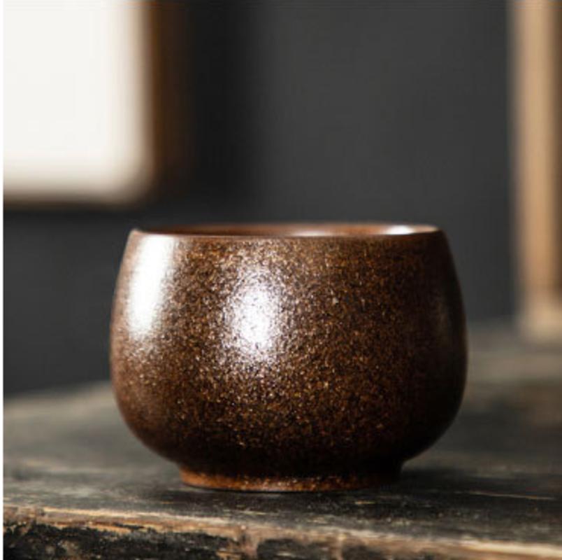 Zen Ji tea set kung fu tea cup Jianzhan tea cup tea bowl tea ceramic tea cup tea cup master pu'er cup antique crystal glaze cup