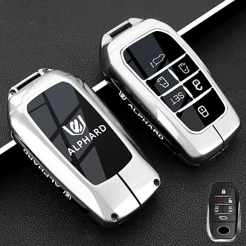 Металлический чехол для ключа для Toyota Alphard: Подходит для моделей Supreme 24 и 23