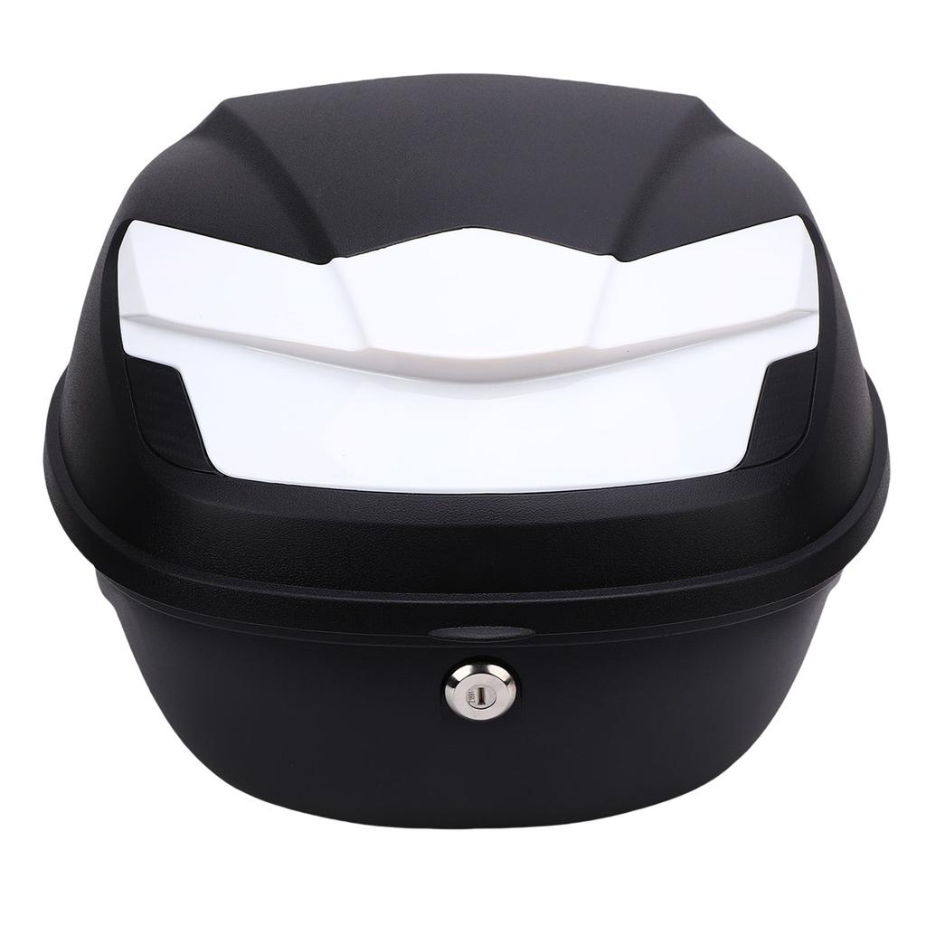 39L Motorcycle Top Case Waterproofing Luggage Storage Trunk Tail Box with 2 Keys Universal for Scooter