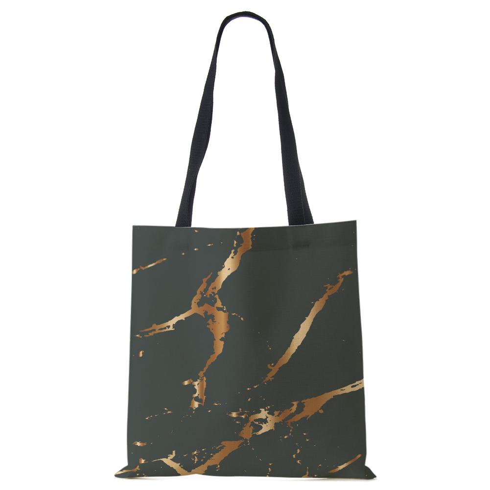 Женские льняные сумки с принтом, повседневные дорожные пляжные подарочные пакеты