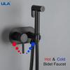 ULA Brass Toilet Bidet Spray Hot Cold Handheld Bidet Diaper Set Bathroom Shower Set Shattaf Sprayer Jet Douche Kit Portable
