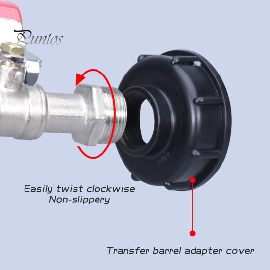 Адаптер для бака IBC Tote, устойчивый к коррозии, простой в установке, соединитель для садового шланга, сменный клапанный фитинг