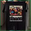 Led Zeppelin 57-я годовщина 1968-2025 Спасибо за музыку Футболка Унисекс Футболка
