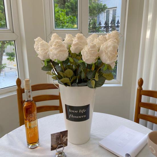 Искусственные розы Реалистичные искусственные цветы с гибкими стеблями Искусственные розы