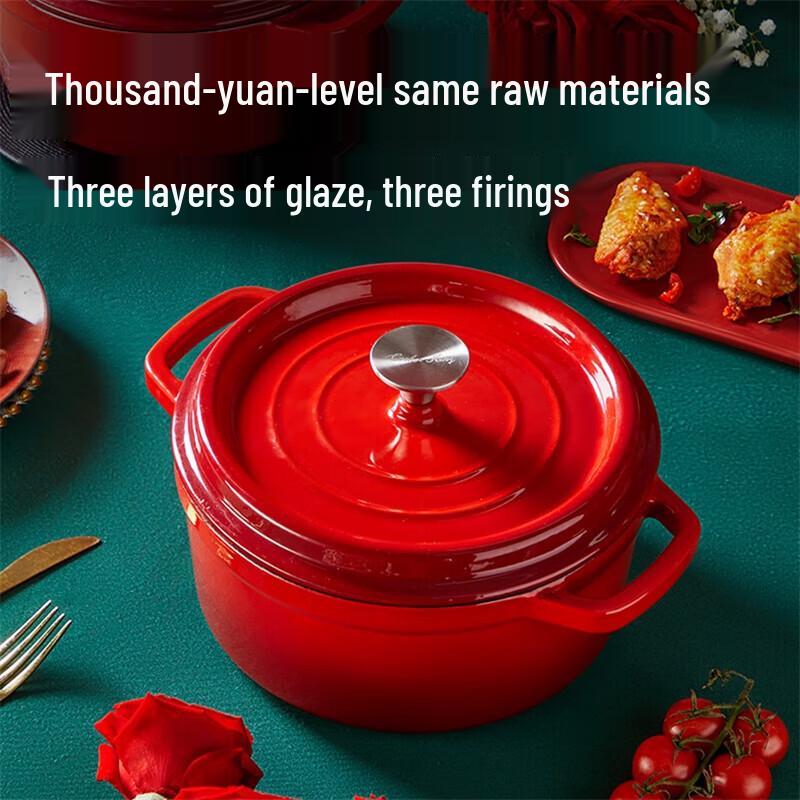 COOKER KING Чугунная эмалированная кастрюля для супа