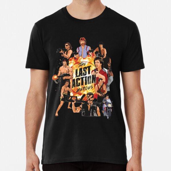 The Last Action Heroes T-Shirt S-5XL Best T-Shirt